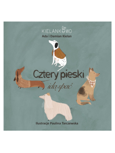 Książeczka Cztery pieski idą spać